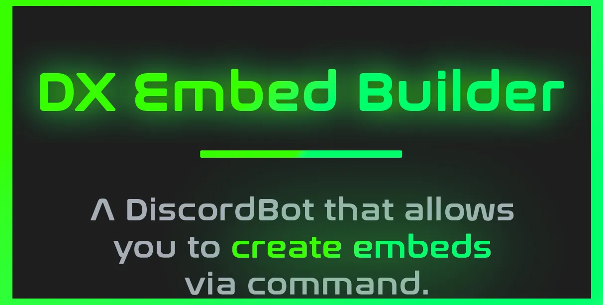 Embed Builder Banner