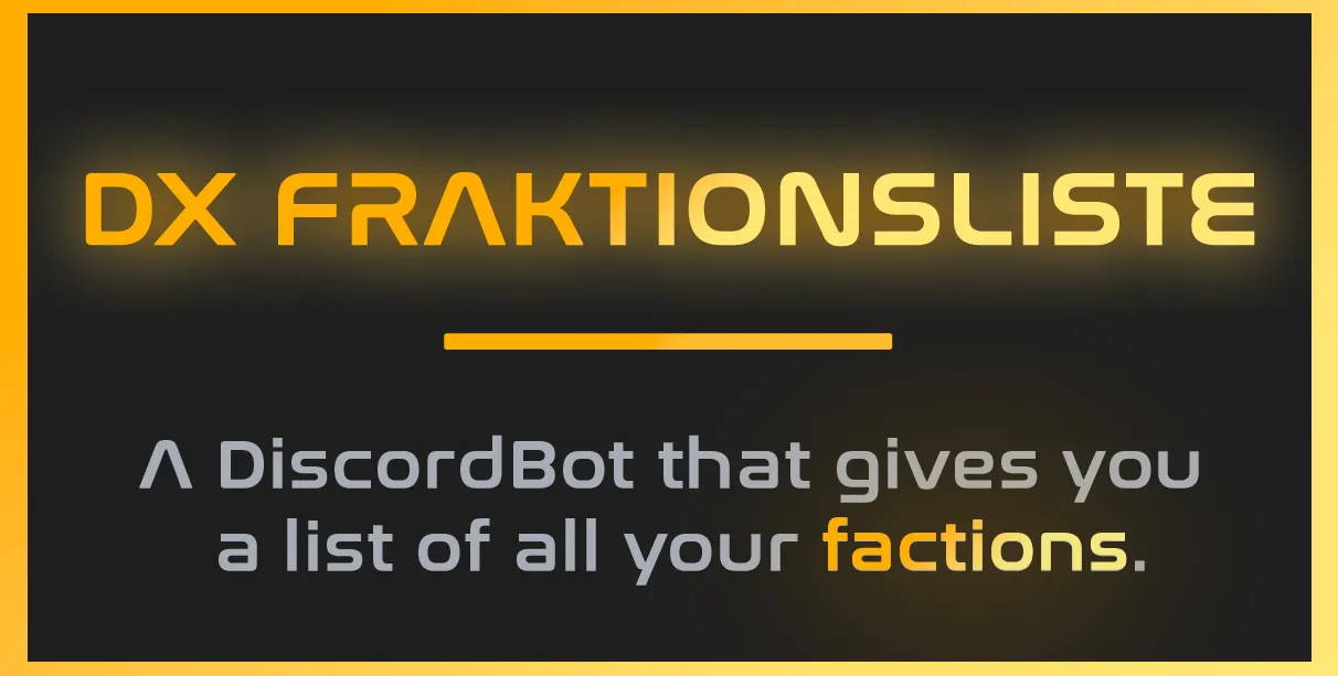 Fraktionsliste Banner